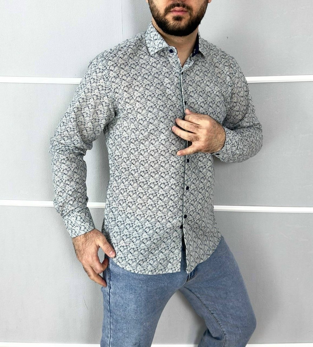 рубашка мужская,рубашка,рубашка повседневная,рубашка с принтом,рубашка мужская с длинными рукавами