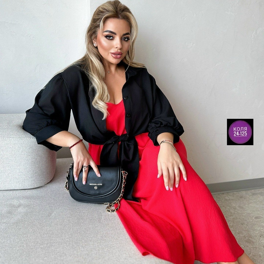 платье с рубашкой,одежда для женщин,платье комплект,женская платье,комплект из платья