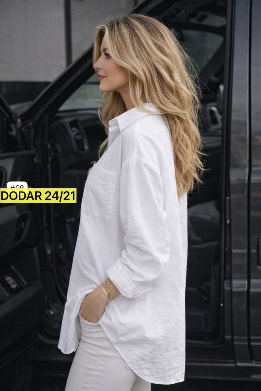 рубашка оверсайз с длинными рукавами the assem 68132204,рубашка женская,белая женская рубашка,льняная рубашка женская оверсайз,рубашка женская оверсайз с длинными рукавами the assem 68132204