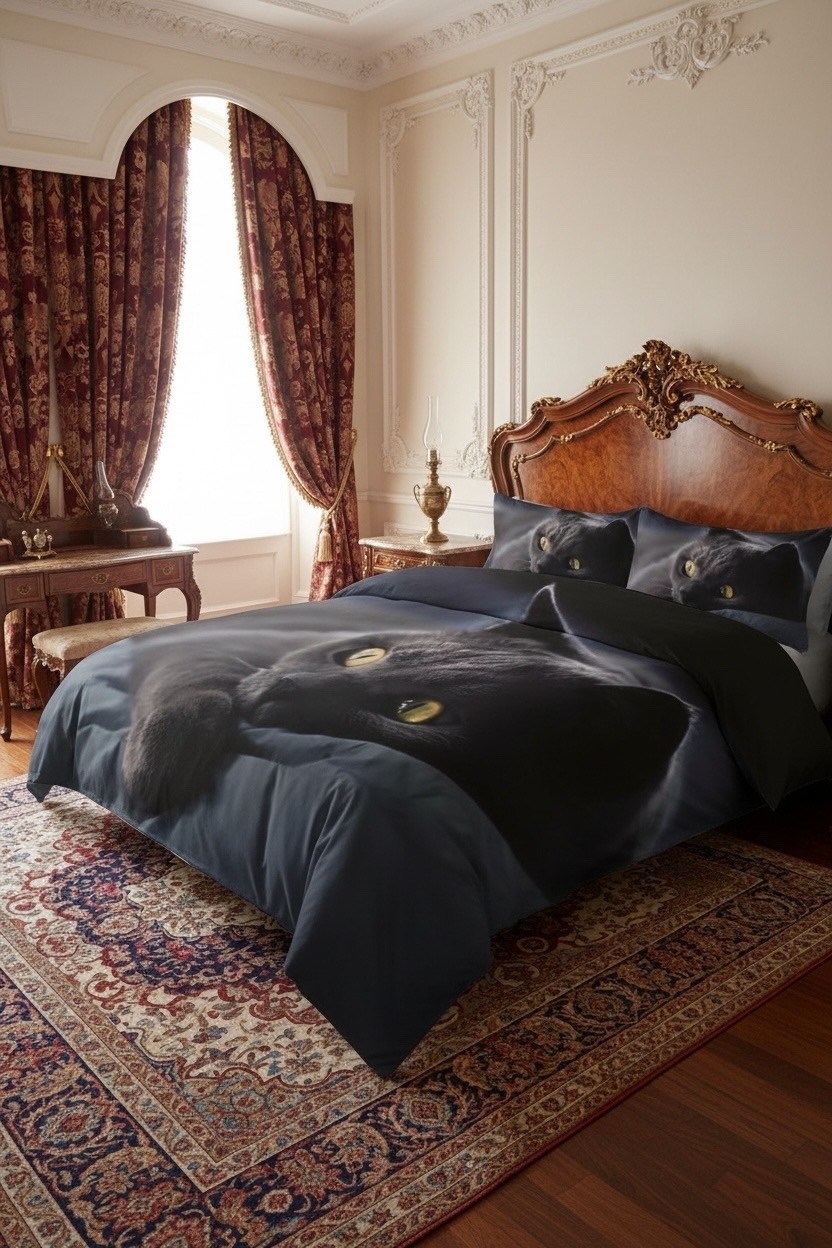 комплект постельного белья,постельное белье,набор пододеяльников для взрослых с 3d принтом животных и кошек,постельное белье с эффектом 7д,постельное с кошками