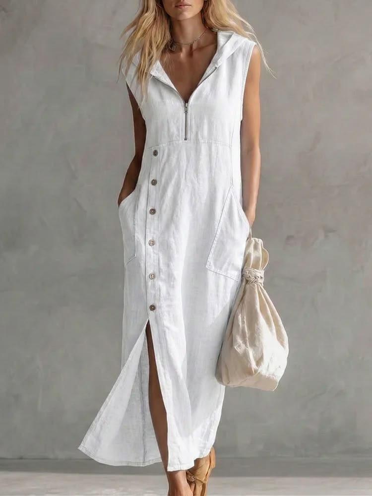 платье с капюшоном льняное,сарафан женский,платье с капюшоном,льняное платье,сарафан