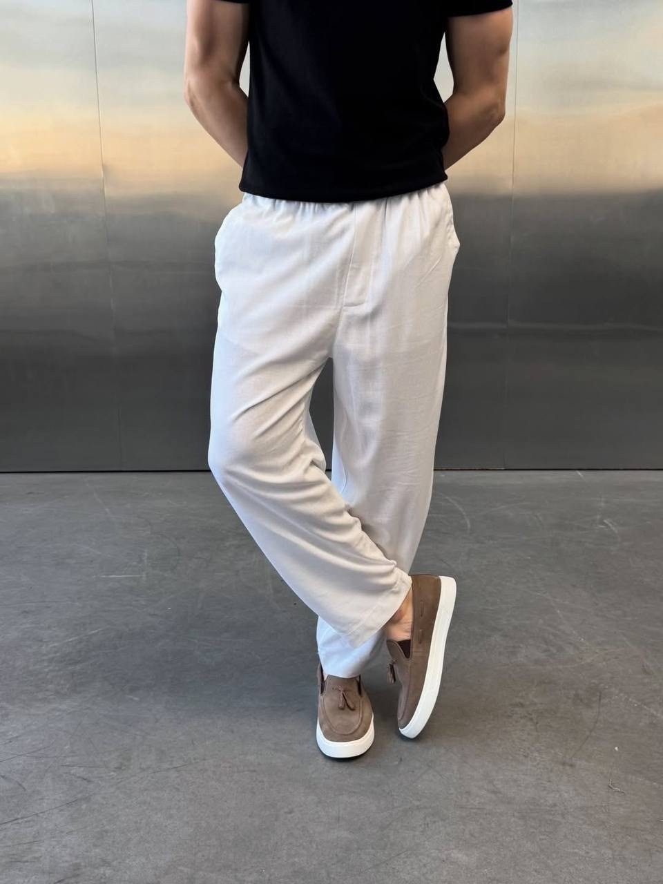штаны белые мужские,мужские белые брюки,белые брюки,мужские брюки,мужские летние брюки