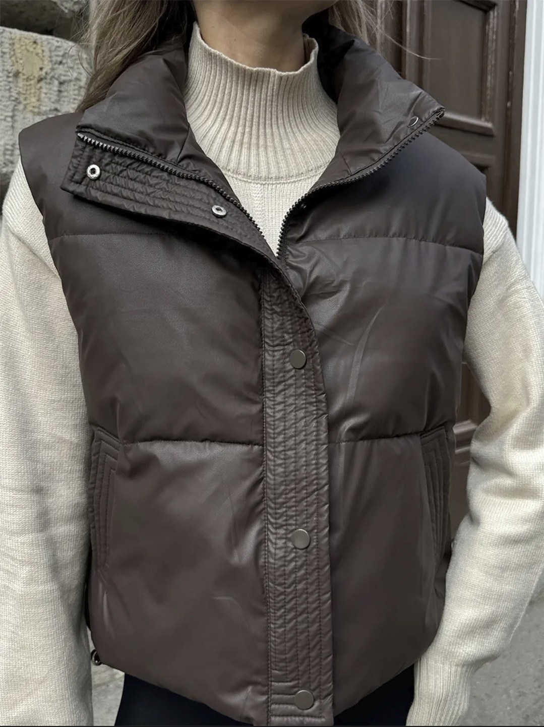 демисезонная жилетка,женская жилетка,жилет женский,теплый жилет,жилет повседневный