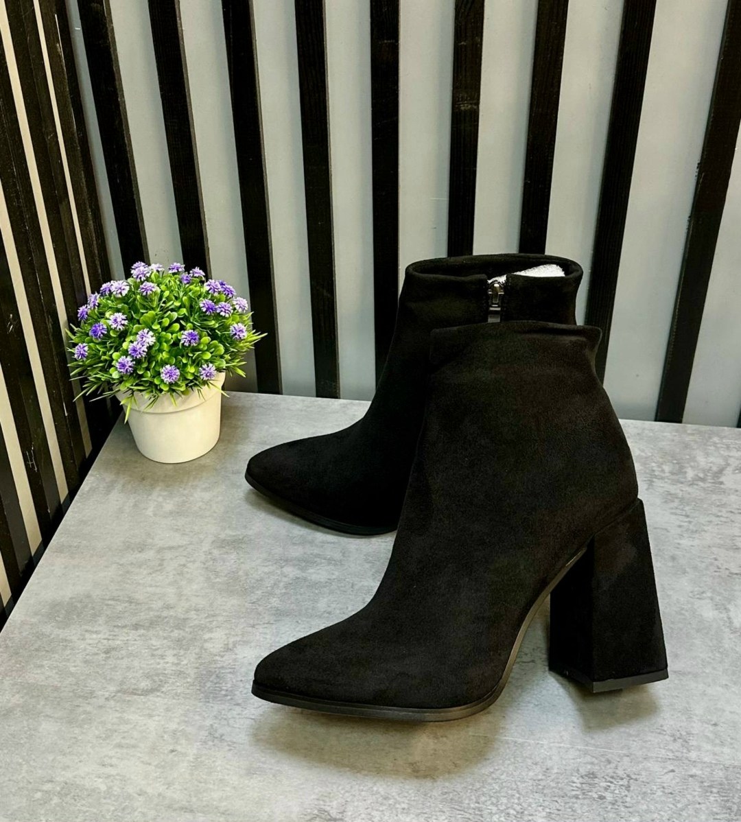 ,замша ,ботильоны,ботильоны женские,демисезонные ботильоны на каблуке