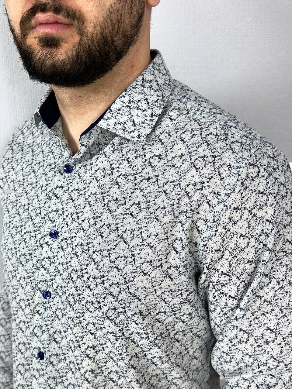 рубашка мужская,рубашка,рубашка повседневная,рубашка с принтом,рубашка мужская с длинными рукавами