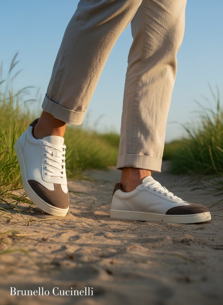 мужские кеды brunello cucinelli,brunello cucinelli кеды,,синие кожаные кроссовки brunello cucinelli,brunello cucinelli кроссовки мужские синие