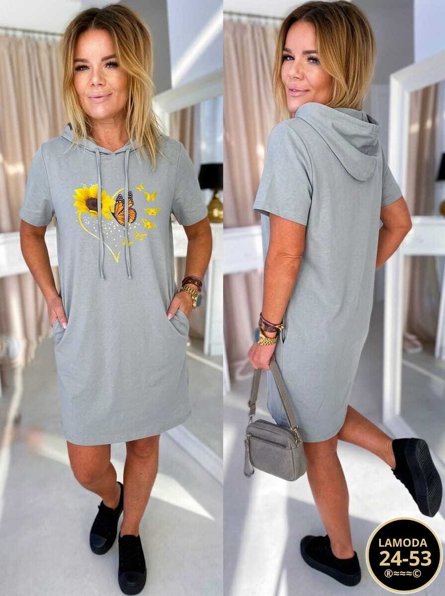 платье женское,спортивное платье с капюшоном,платье туника,платье свободное,платье