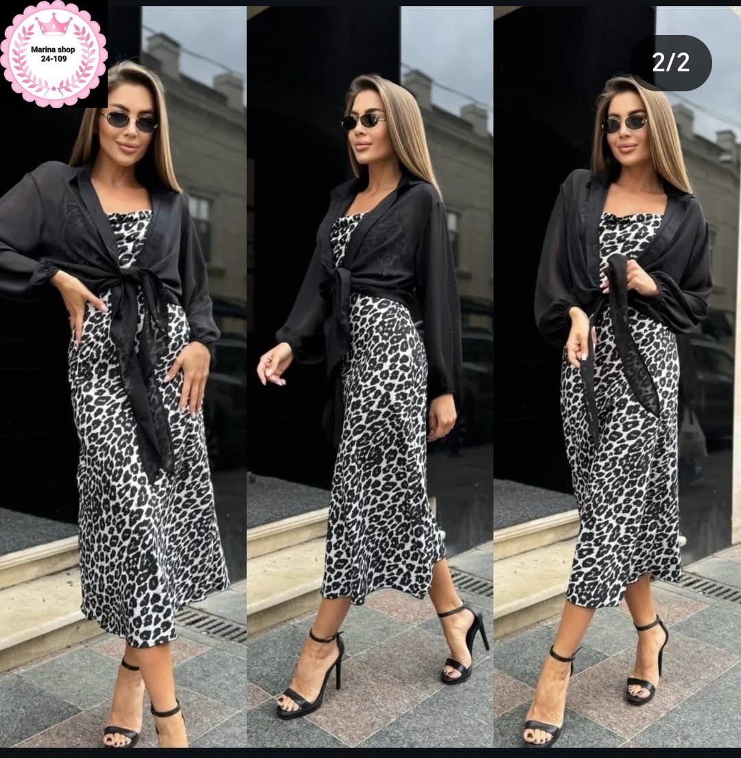 платье стильное,платье женское двойка,костюмы с платьем,шелковое платье,платье и накидка