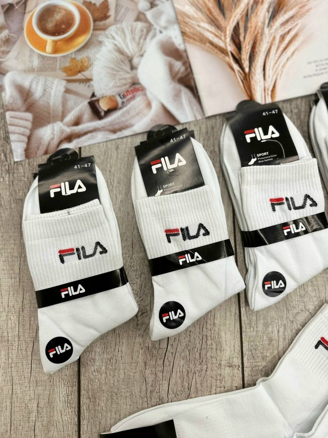 носки мужские,брендовые носки,носки набор средние,носки fila,носки набор