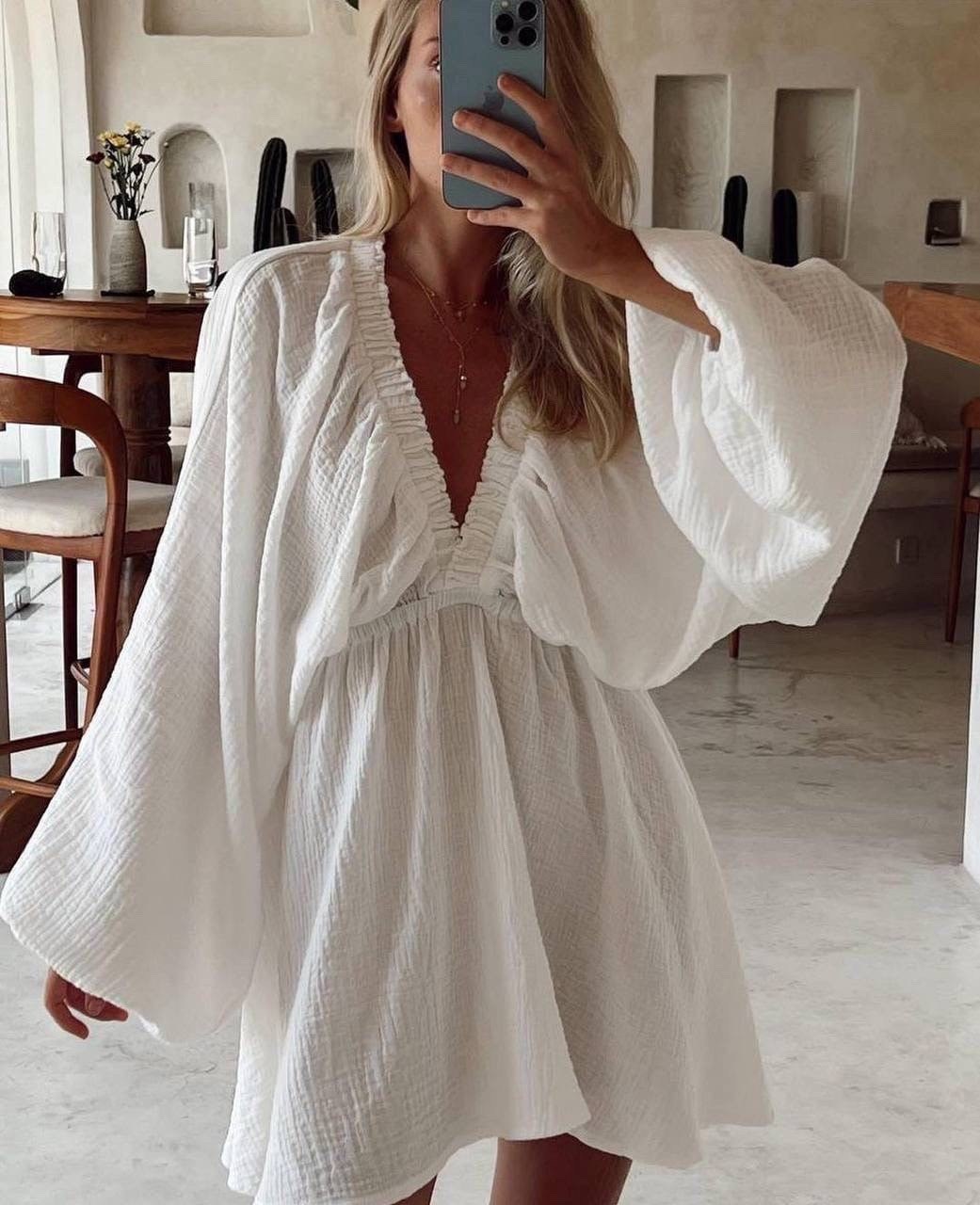 платья женская,воздушное платье,платье модное,платье муслин,летнее платье из муслина