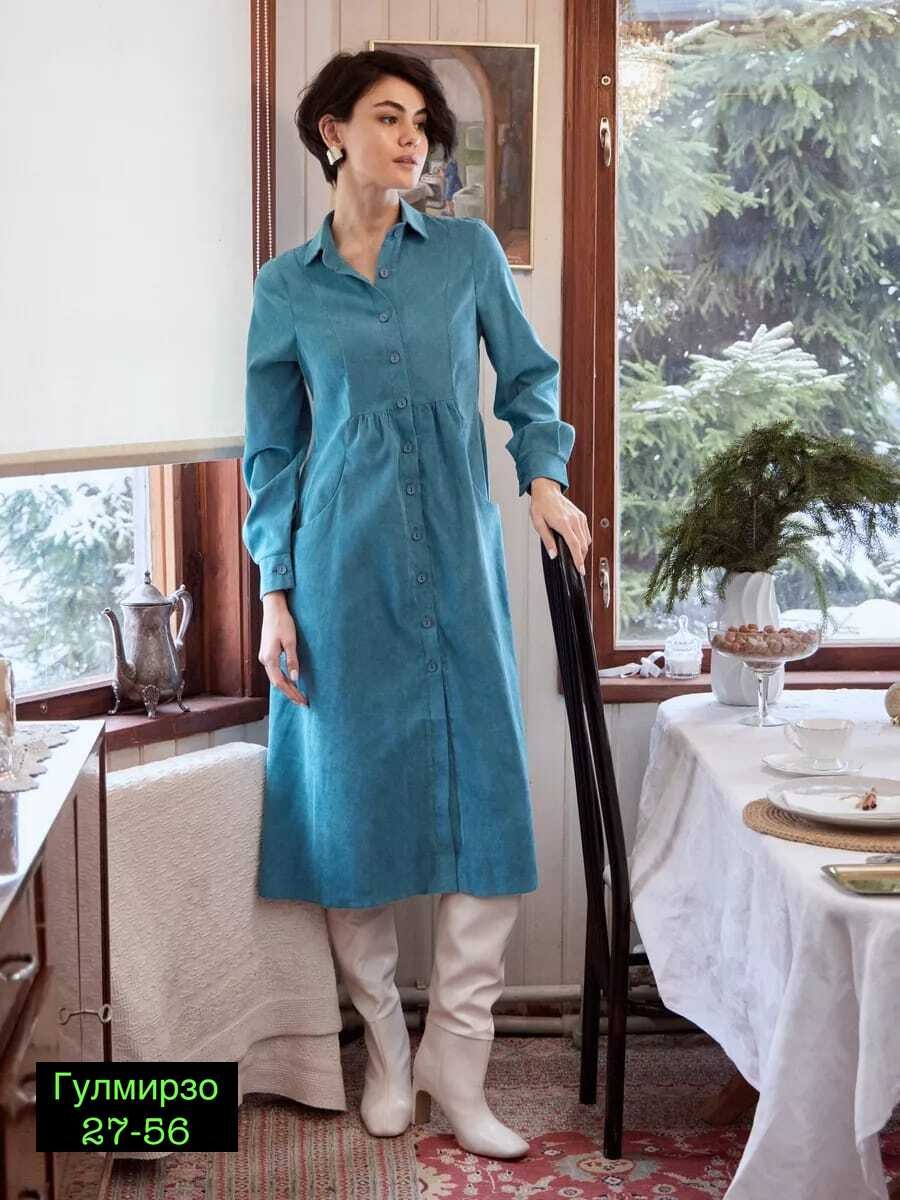 платье женское с длинным рукавом вельветовое,платье женское вельветовое,платье вельветовое миди,платье рубашка вельвет повседневное оливковое,платье рубашка женская