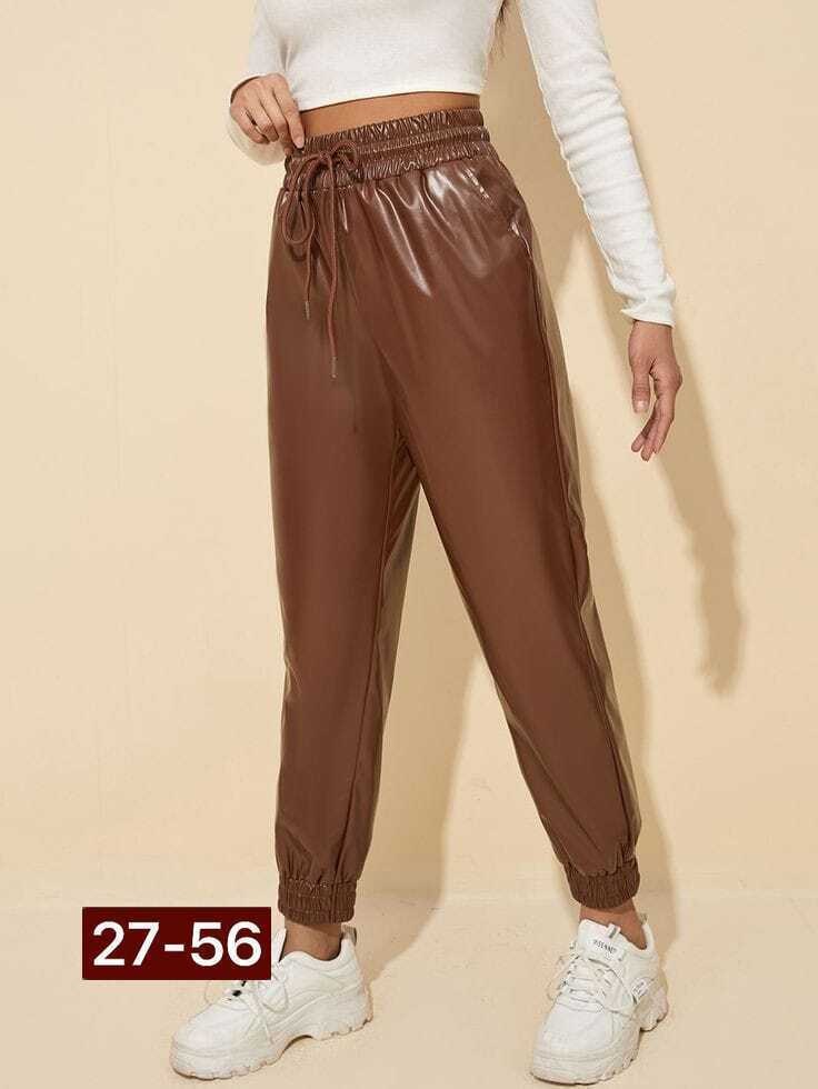 брюки из экокожи женские на флисе,кожаные штаны на флисе женские,штаны кожаные,женские кожаные брюки,брюки кожаные джоггеры