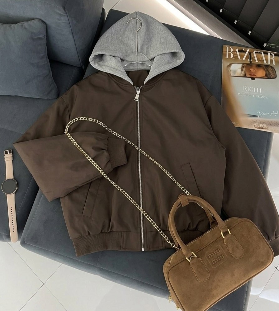 бомбер утепленный с капюшоном оверсайз sondi,бомбер с капюшоном,куртка оверсайз,женская куртка,бомбер оверсайз с капюшоном