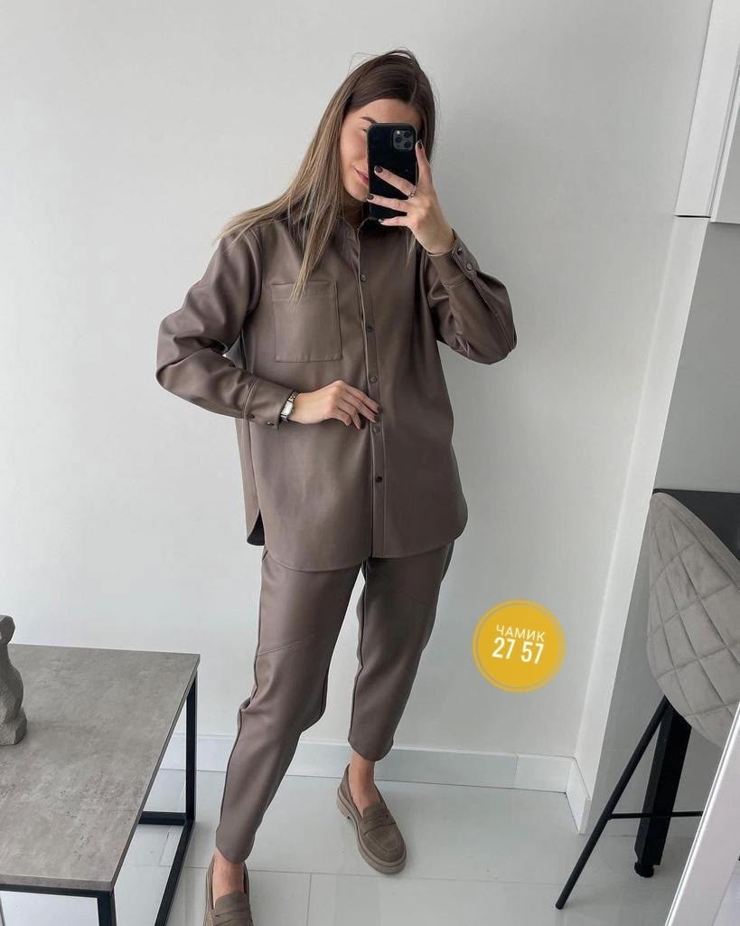 костюм из экокожи,костюм из экокожи elenmark,костюм из экокожи elenmark цвет черный,костюм из экокожи elenmark 145892651,костюм двойка эко-кожа