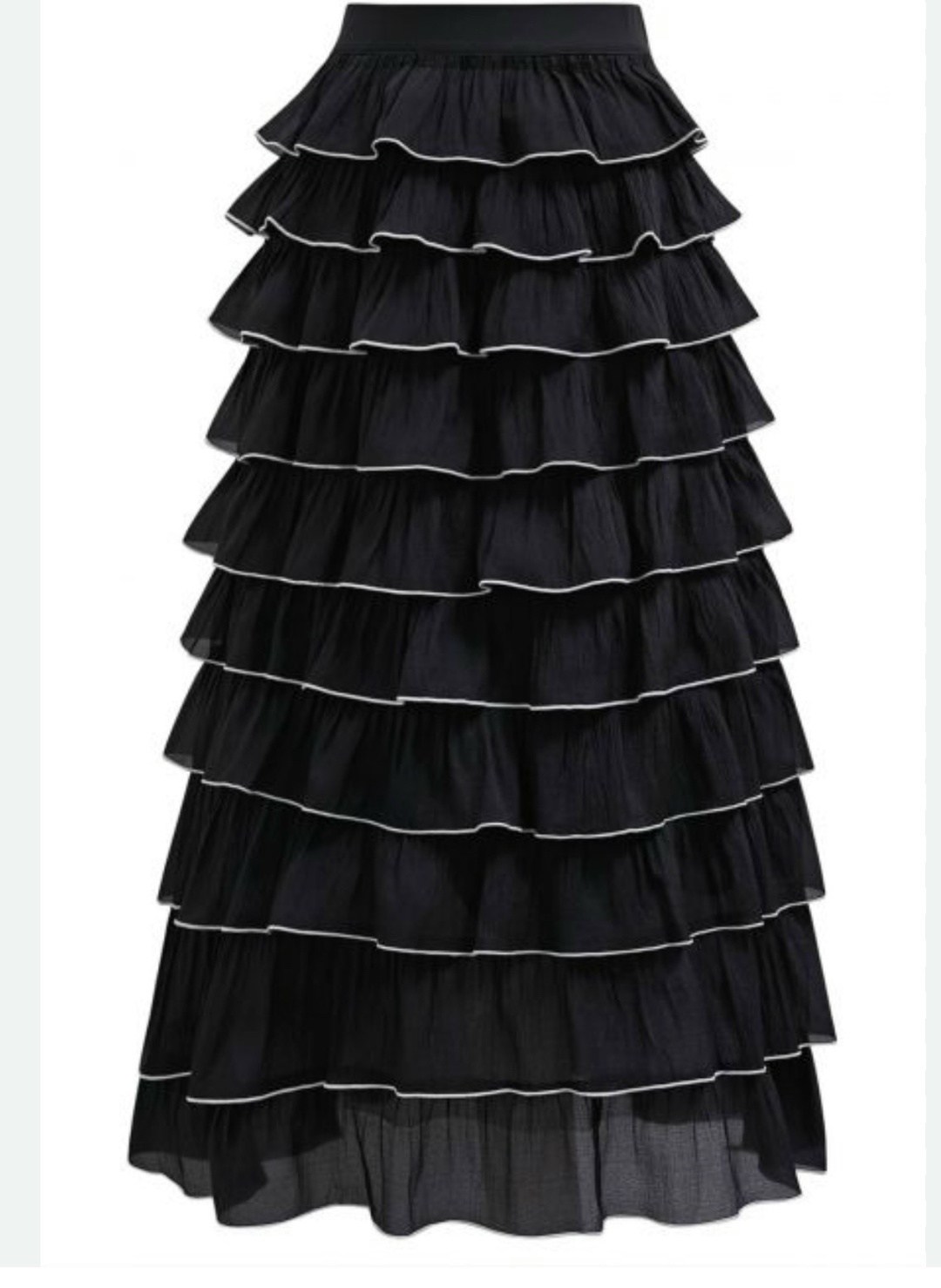 юбка с оборками,юбка,женская длинная юбка,юбка с рюшами,шифоновая юбка