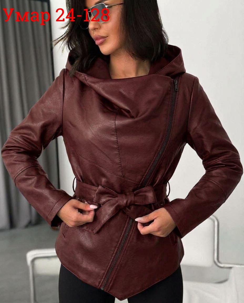 куртка кожаная женская,кожаная куртка,куртка женская,куртка косуха,кожаная куртка с капюшоном