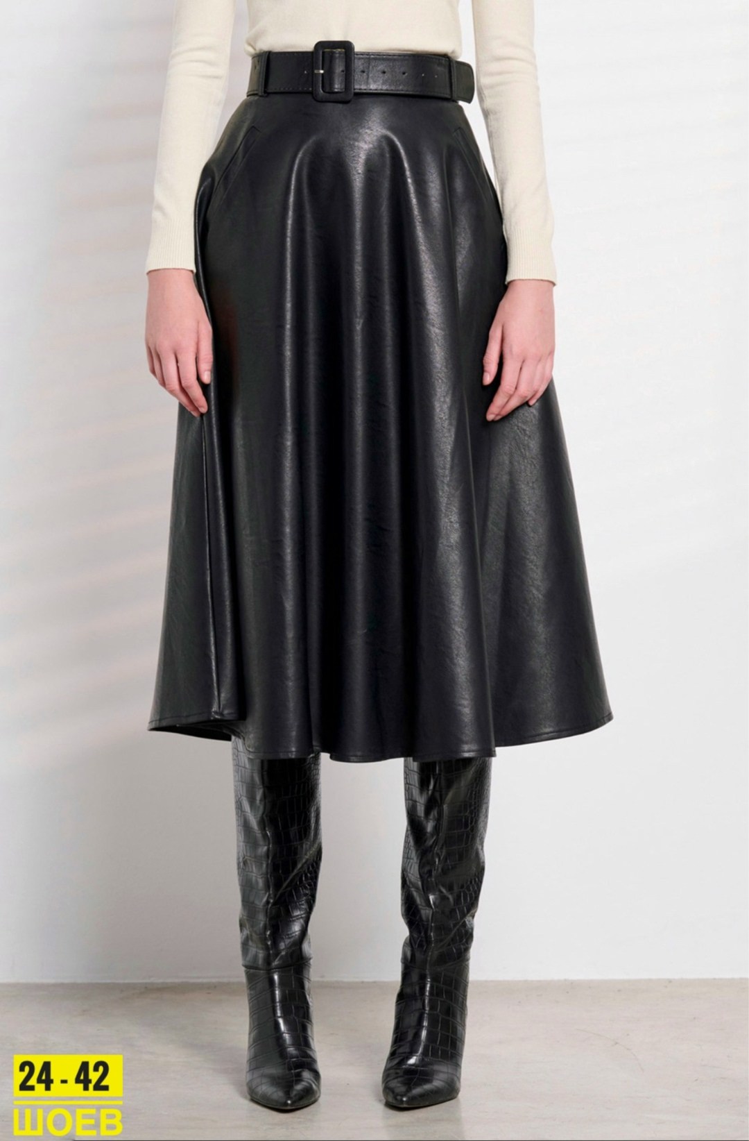 юбка кожаная,кожаная юбка миди,длинная кожаная юбка,юбка из экокожи,юбка миди