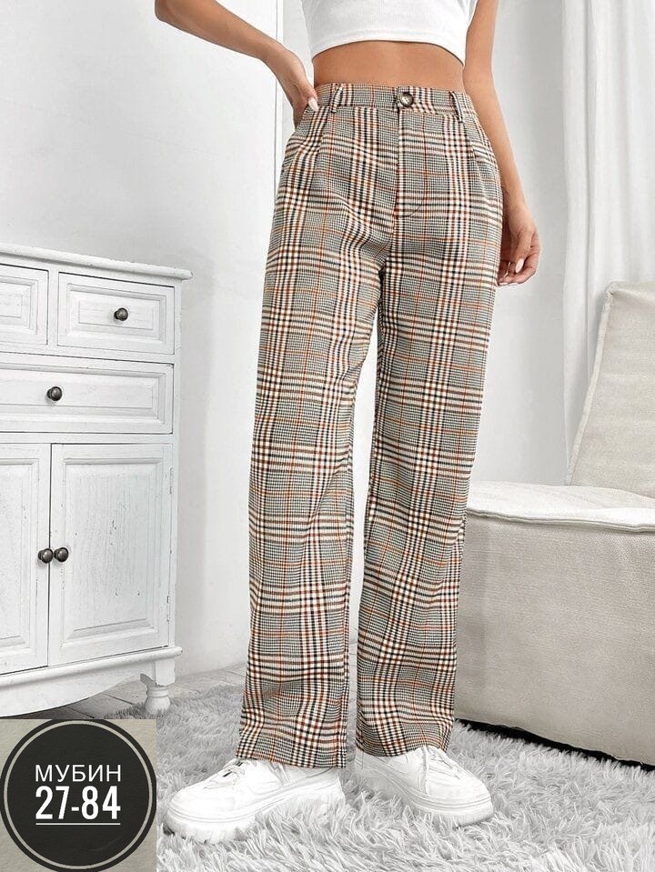 брюки в клетку,брюки в клетку с карманами,брюки женские в клетку,брюки теплые в клетку,теплые брюки в клетку женские