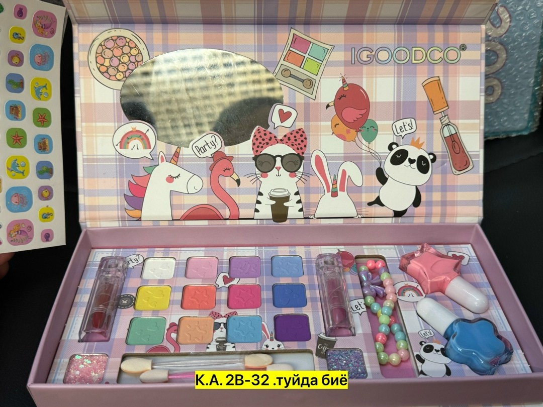 набор детской косметики,набор детская декоративная косметика,детский набор косметики,детский набор косметики для девочек,детская косметика для девочек набор