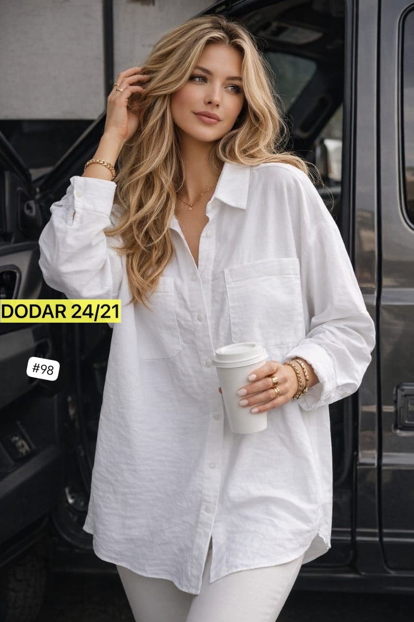 рубашка оверсайз с длинными рукавами the assem 68132204,рубашка женская,белая женская рубашка,льняная рубашка женская оверсайз,рубашка женская оверсайз с длинными рукавами the assem 68132204