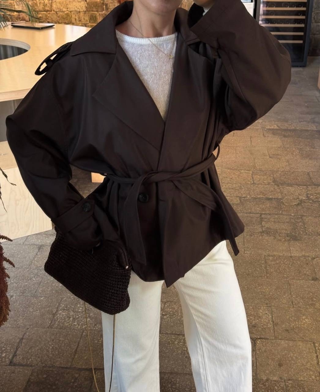 короткий тренч,повседневная куртка,тренч с поясом,тренч,тренч женский