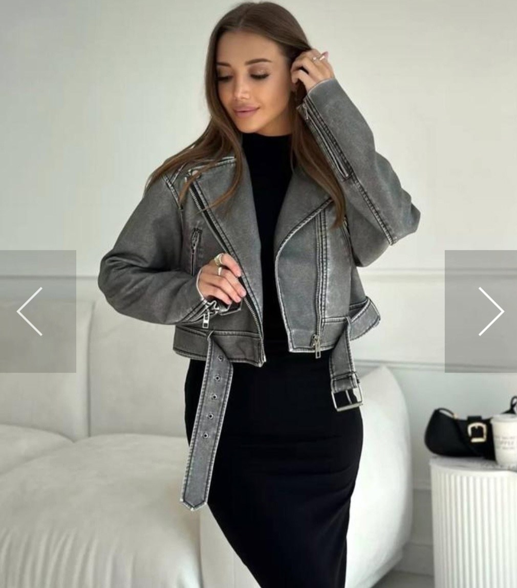 куртка косуха из экокожи,косуха винтажная куртка кожаная oversize серая mony,куртка косуха,кожаная куртка косуха серая винтаж короткая,косуха кожаная серая винтажная куртка оверсайз лето 2025 monyken