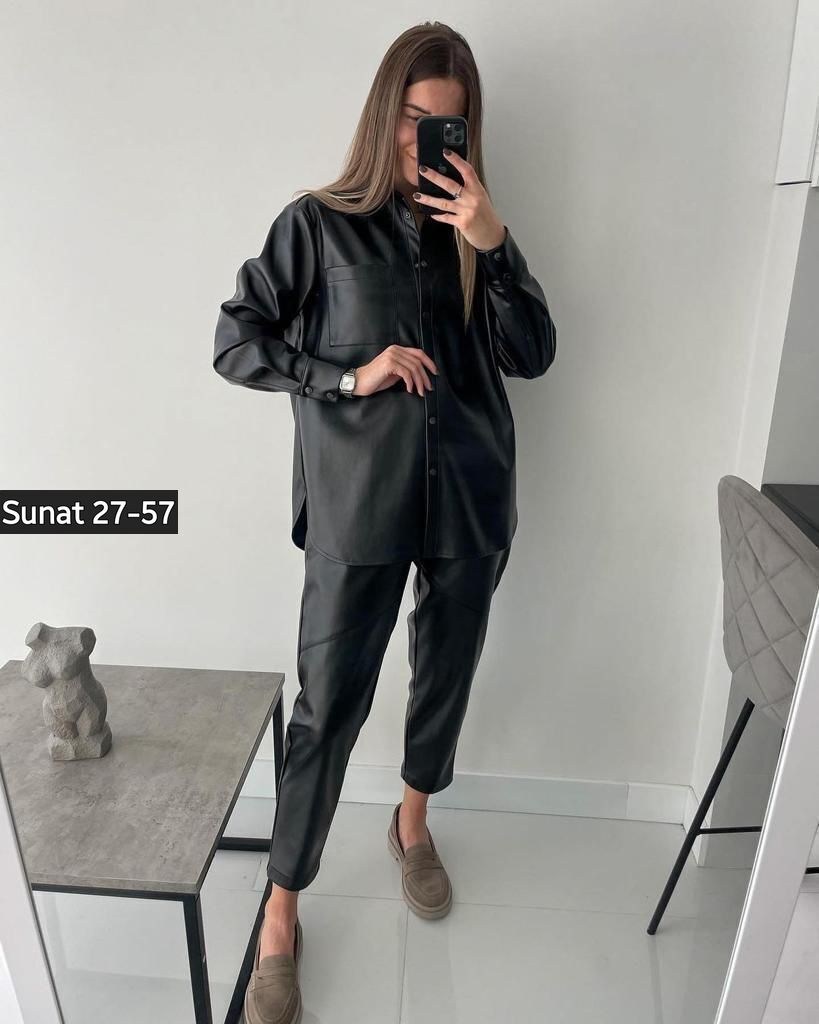 костюм женский,костюм двойка женский,женские брючные костюмы,костюм из экокожи,кожаный брючный костюм женский