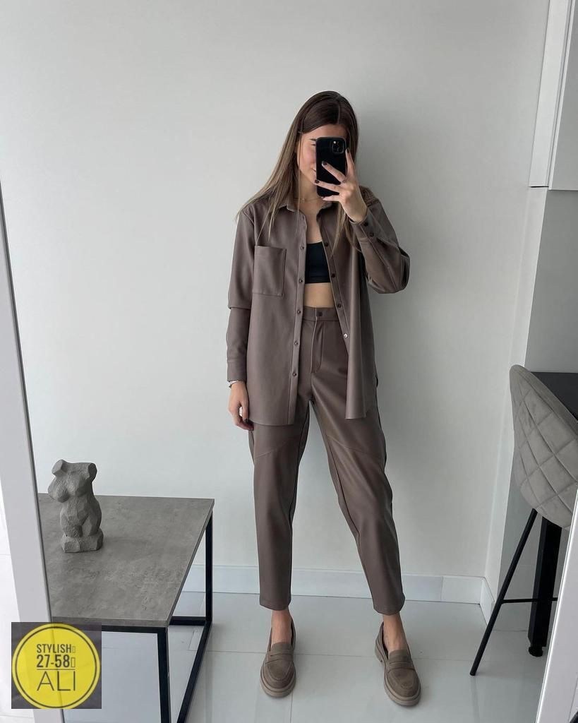 костюм двойка женский,костюм женский,костюм из экокожи,женские брючные костюмы,кожаный брючный костюм женский