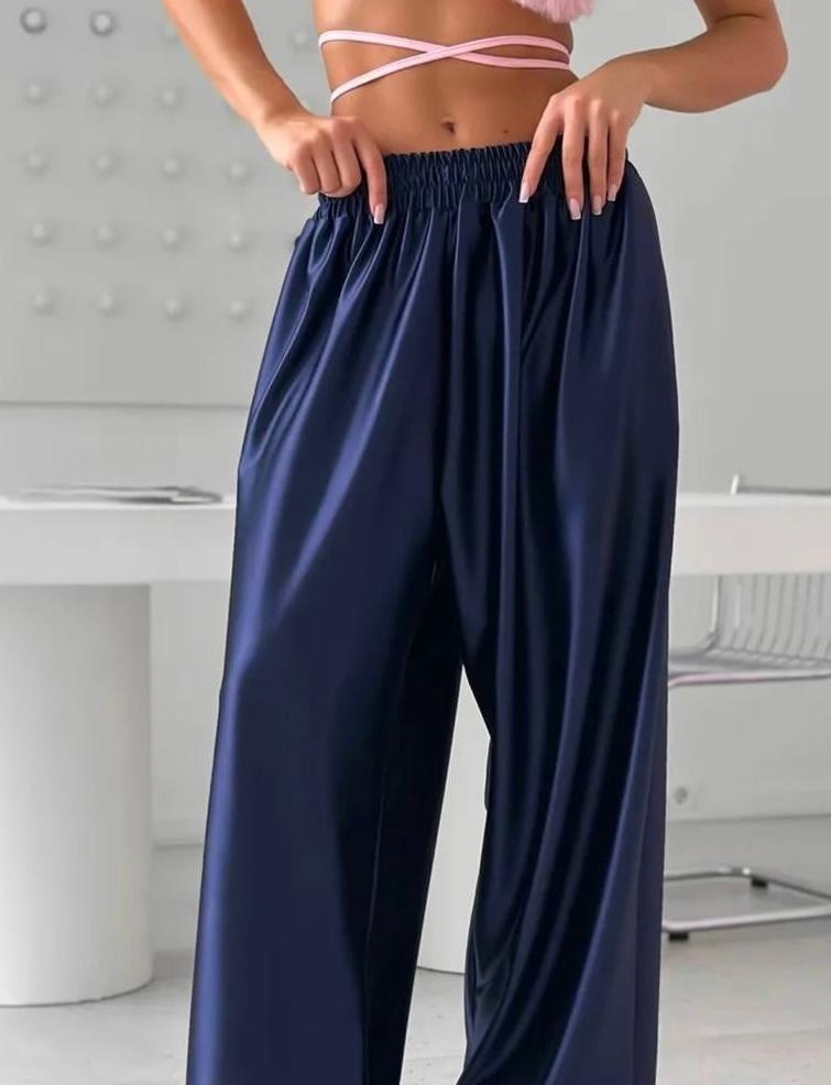 широкие брюки,женские широкие брюки,брюки с широкими штанинами,летние женские повседневные однотонные широкие брюки с высокой талией,свободные брюки