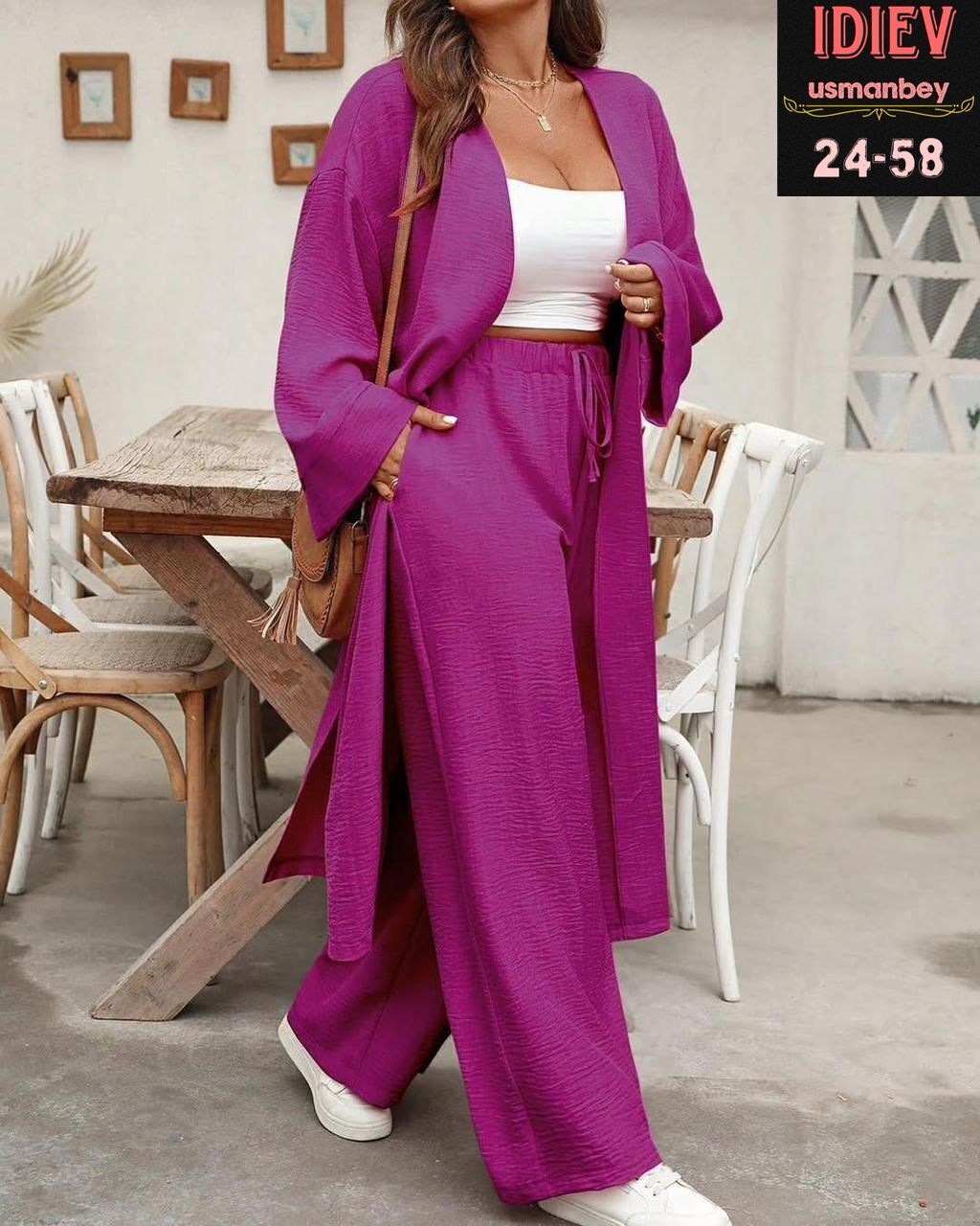 костюм женский брючный,костюм тройка женский,шифоновый брючный костюм,брючный комплект,женские костюмы