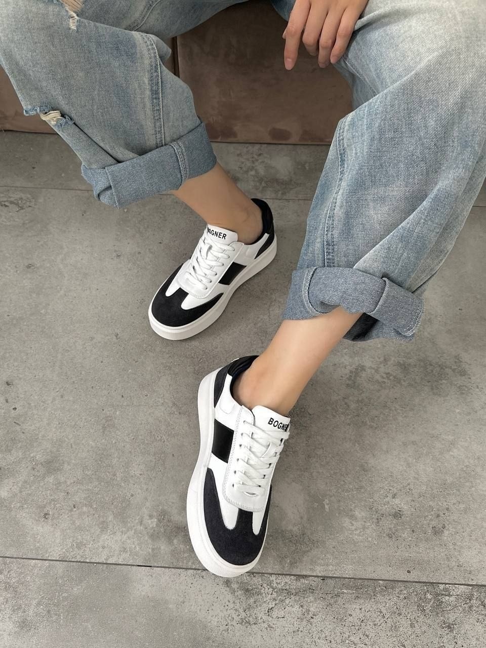 ,кеды кожаные на белой подошве bottic brand,низкие кроссовки,кроссовки bogner, кроссовки