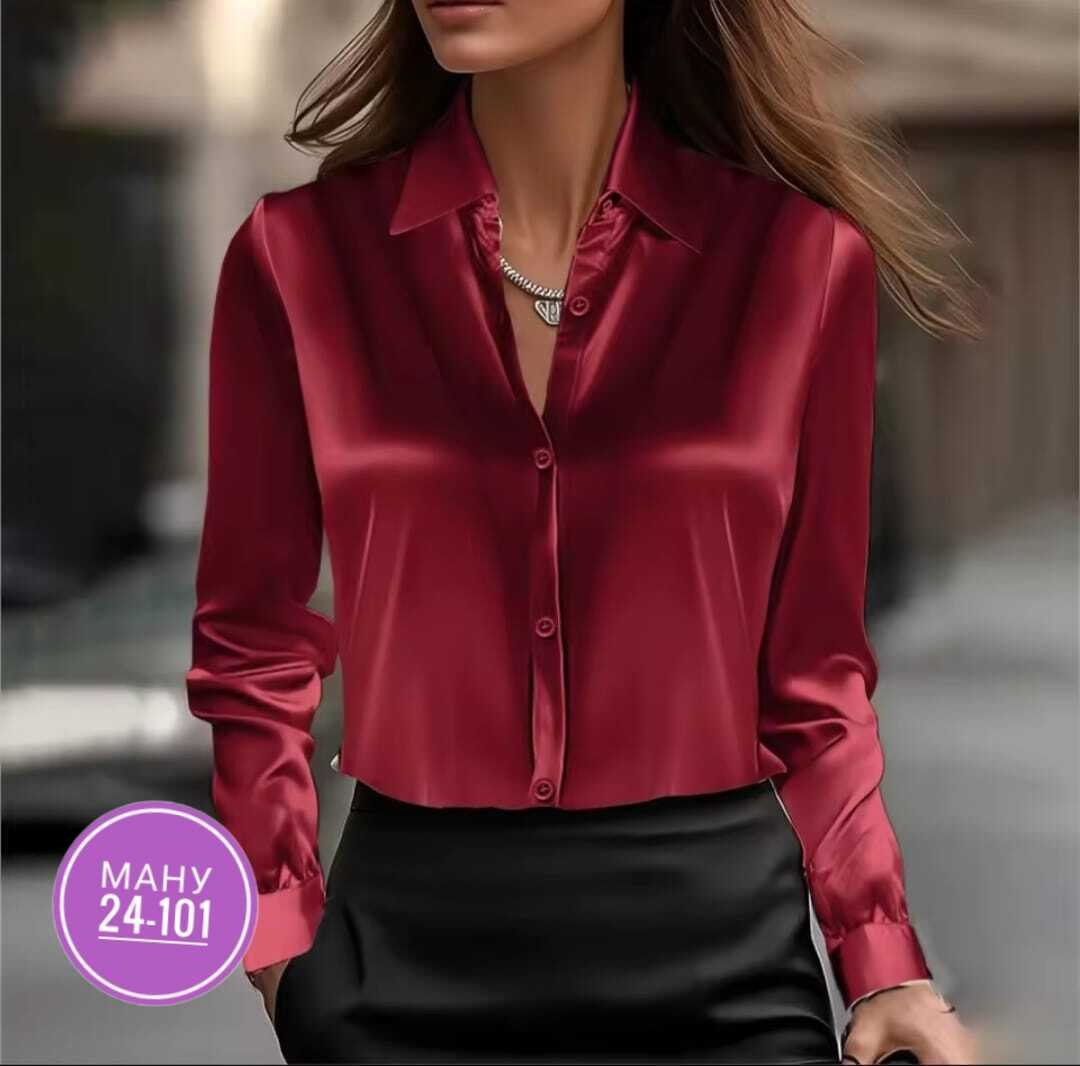 элегантная женская блузка,блузка женская атласная,рубашка женская,шелковая блузка,женская блузка