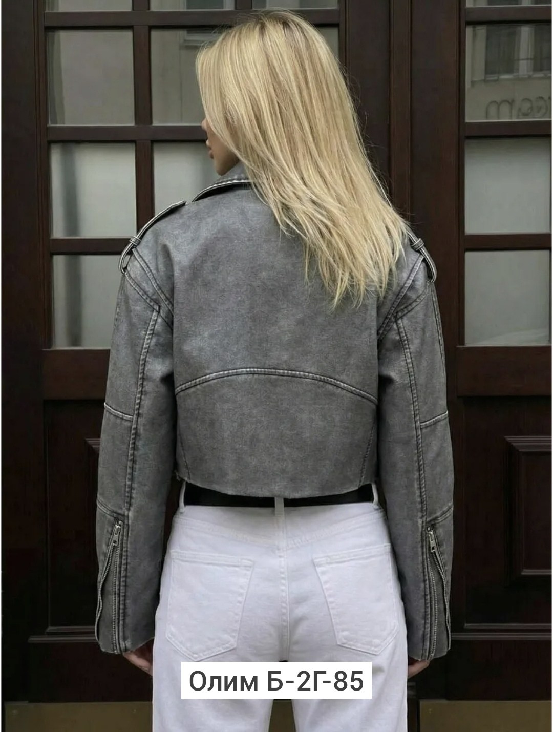 кожаная куртка косуха,куртка косуха,кожаная куртка косуха janna banana цвет серый,женская верхняя одежда куртка эко кожа,куртка кожаная женская косуха