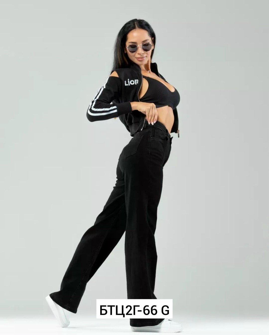 женские джинсы палаццо с высокой посадкой happyfox,джинсы женские черные,женские широкие джинсы,джинсы черные широкие,джинсы брюки