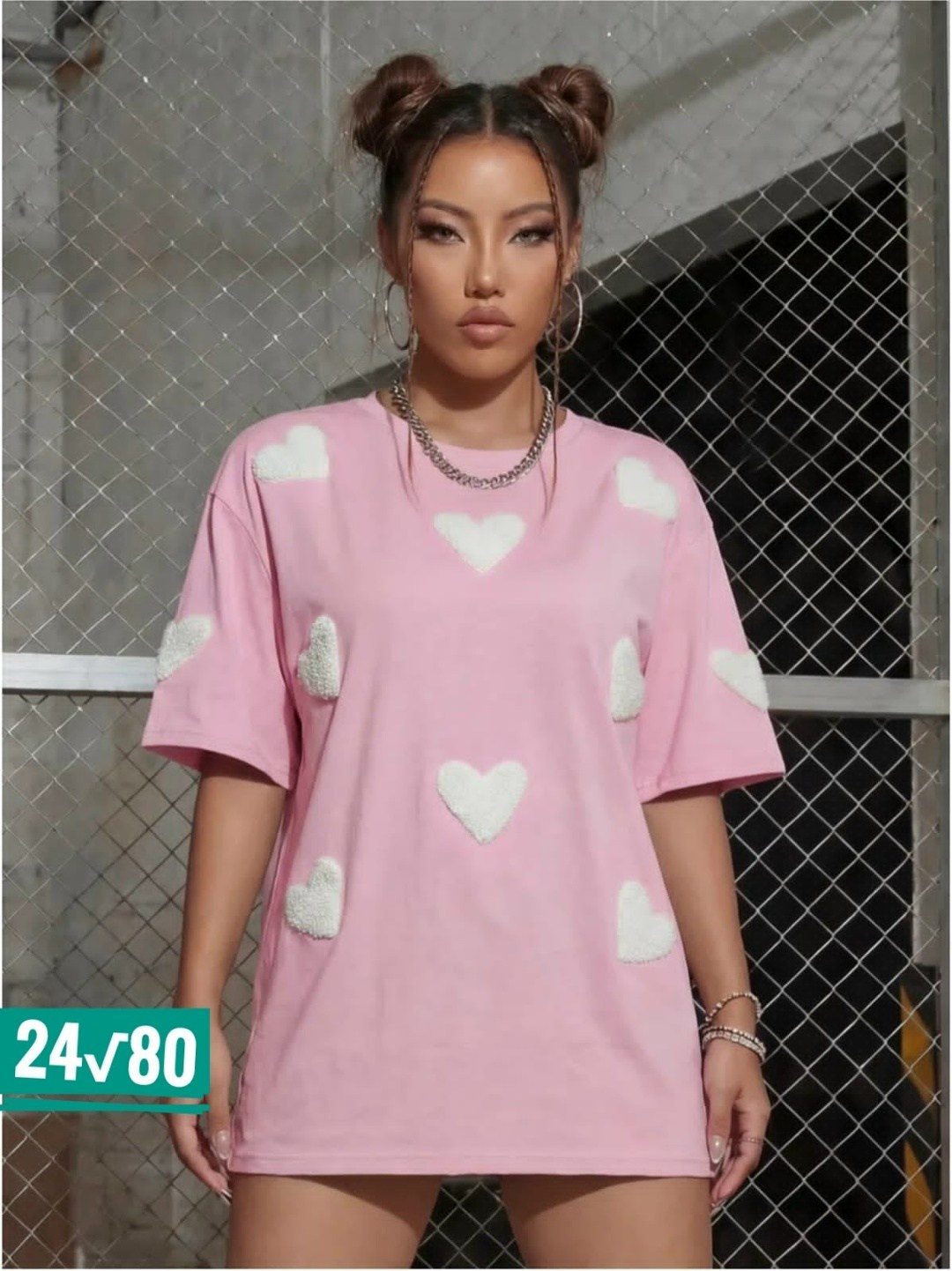 женская футболка оверсайз,футболка оверсайз с,женская футболка,футболка оверсайз с сердцами,футболка оверсайз с сердечками