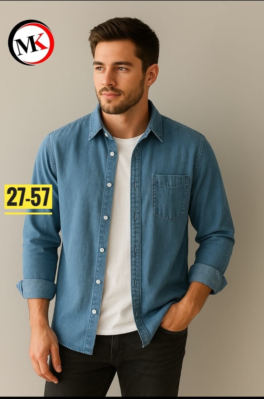 мужская джинсовая рубашка,облегающая джинсовая синяя мужская рубашка с длинным рукавом и одним карманом с клапаном tudors,джинсовая рубашка,джинсовая рубашка мужская с длинным рукавом,рубашка мужская