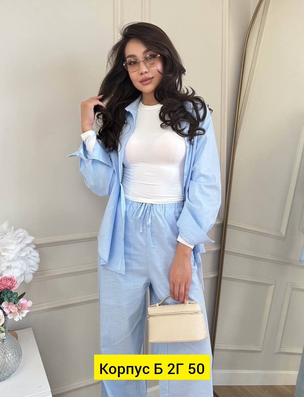 брючный костюм женский летний,костюм классический,костюм с рубашкой и брюками из мягчайшей ткани,костюм с брюками,костюм двойка с брюками