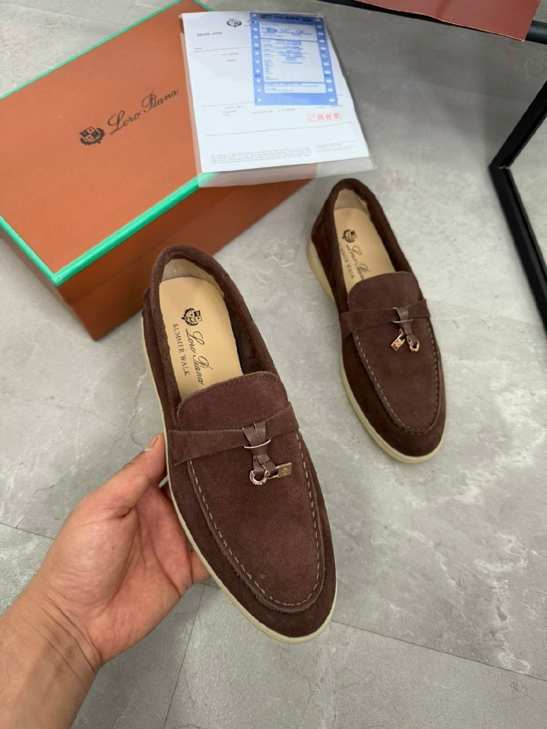 лоферы loro piana,замшевые лоферы loro piana,лоферы женские loro piana,лоферы loro piana summer walk замшевые коричневые,мокасины loro piana summer walk коричневые