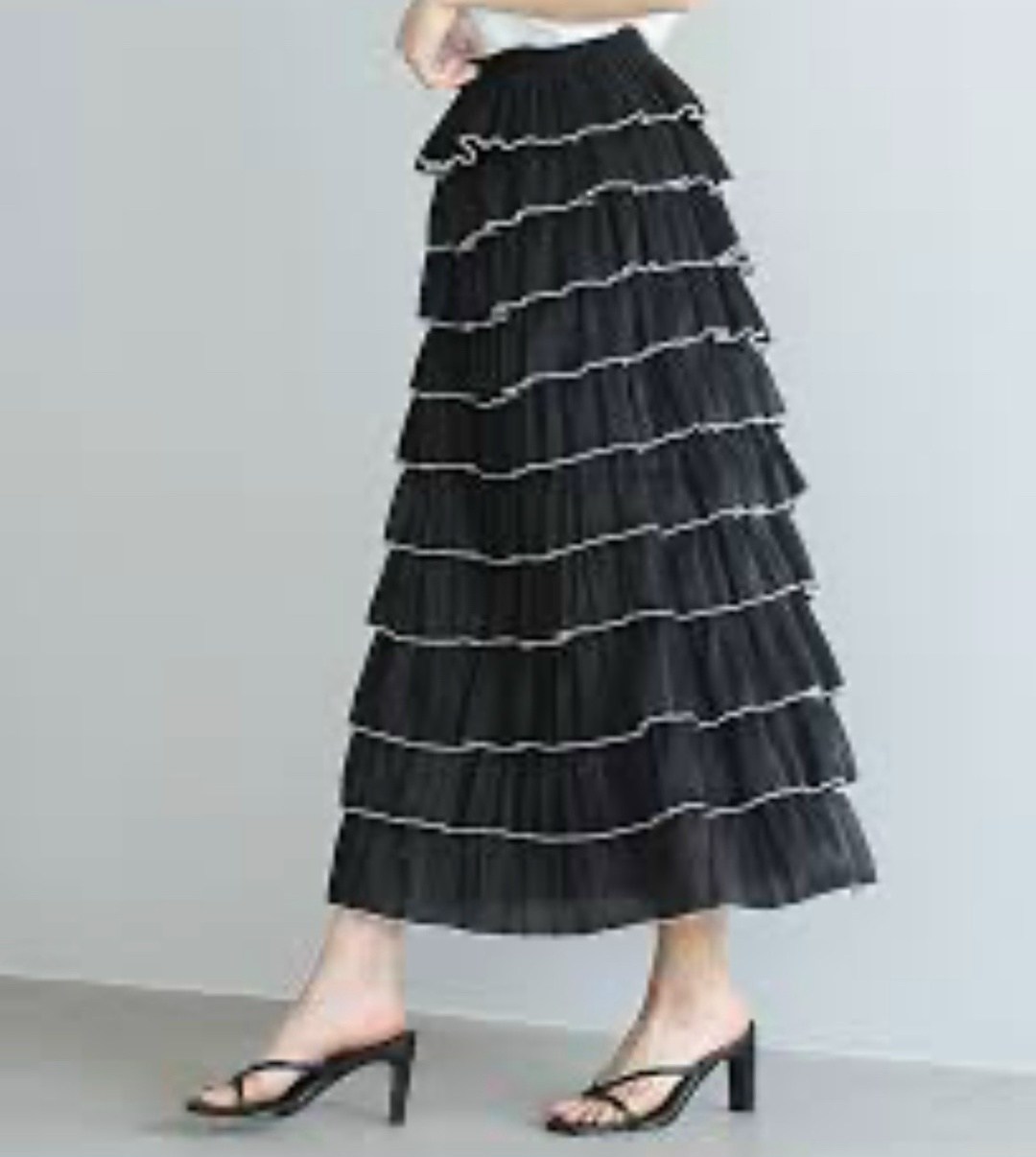 юбка с оборками,юбка,женская длинная юбка,юбка с рюшами,шифоновая юбка