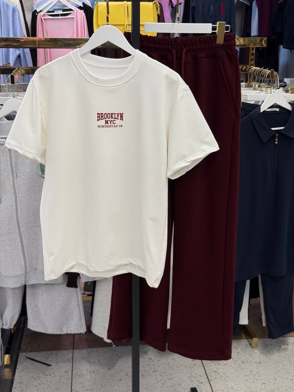 трикотажные костюмы,спортивные брюки,модные брюки,широкие брюки,брюки женские с