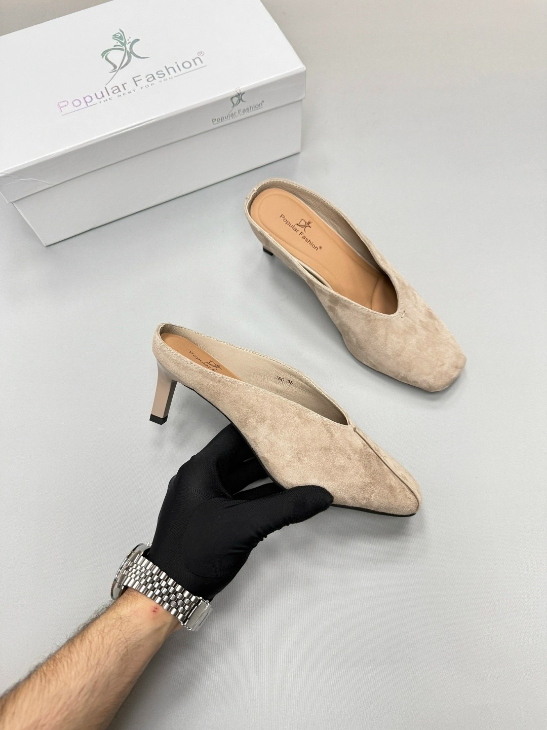 ,замшевые мюли,мюли на каблуке,женская ,босоножки летние