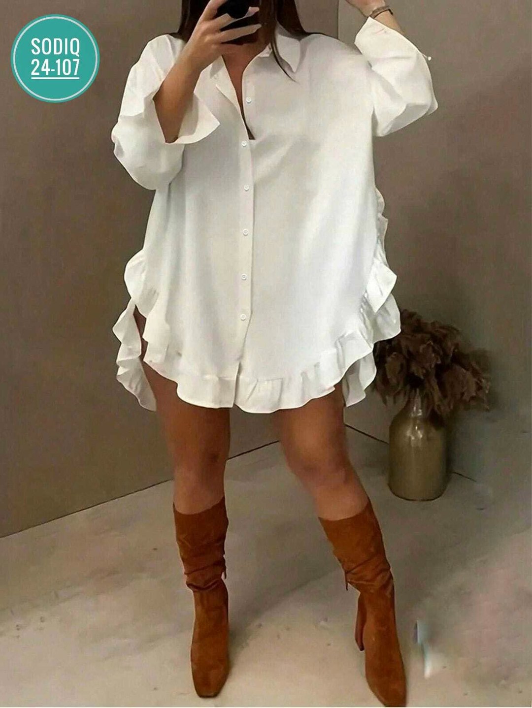 рубашка с оборками,блузка с оборками,повседневная рубашка,женские длинные рубашки,рубашка платье