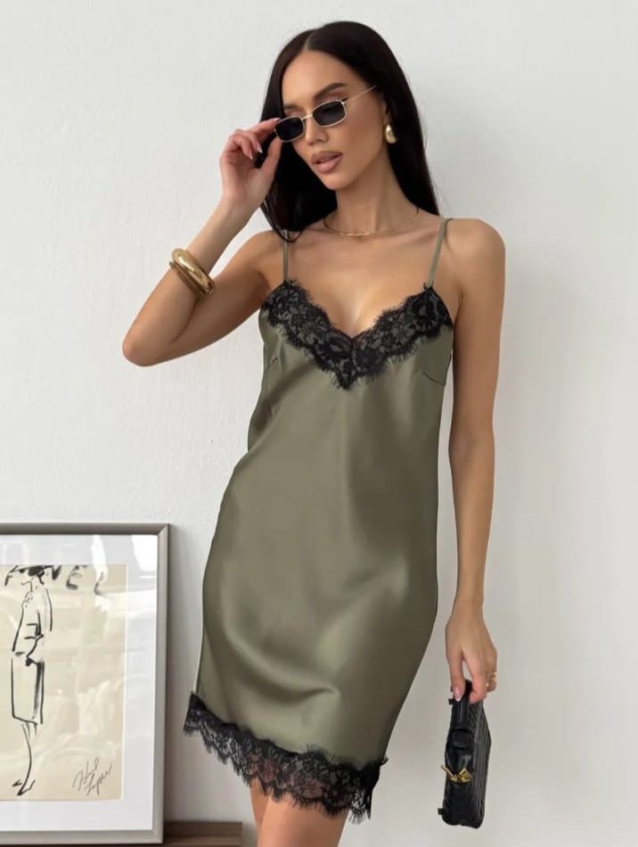 короткая атласная сорочка mia-mella julia 8730 черный,инканто шелковая сорочка,атласная черная ночная сорочка mia-mella julia 8730,ночная сорочка женская,миа аморе ночная сорочка