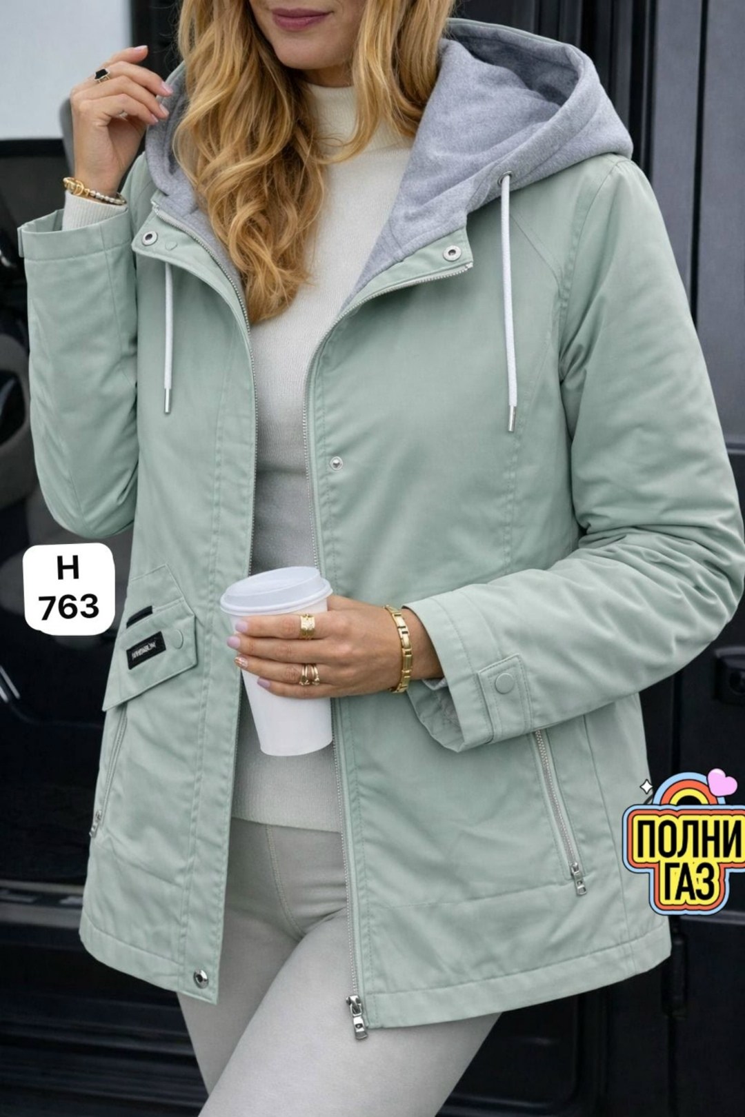 куртка женская демисезонная с капюшоном удлиненная,куртка демисезонная с капюшоном mi&mi 203231077,куртка женская,куртка демисезонная,куртка демисезонная с капюшоном mi&mi