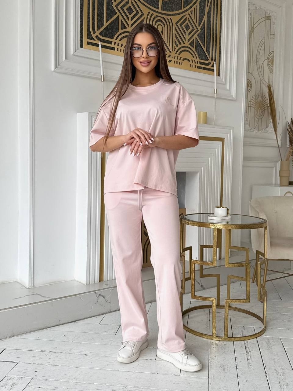 костюм женский,костюм трикотажный,голубой костюм,стильные костюмы,летние костюмы