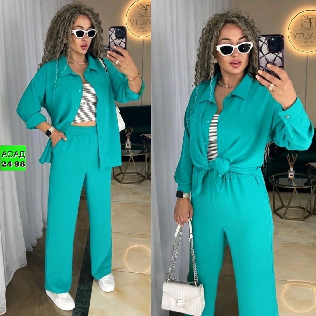 костюм с брюками нарядный,костюм с рубашкой и брюками из мягчайшей ткани,костюм женский двойка с брюками,костюм рубашка и брюки женские,костюм двойка женский летний брючный