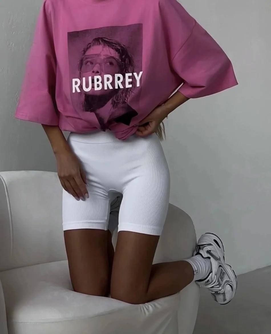 розовая футболка оверсайз женская,велосипедки с футболкой,футболки оверсайз для девушек,костюм футболка и велосипедки,футболки женская оверсайз