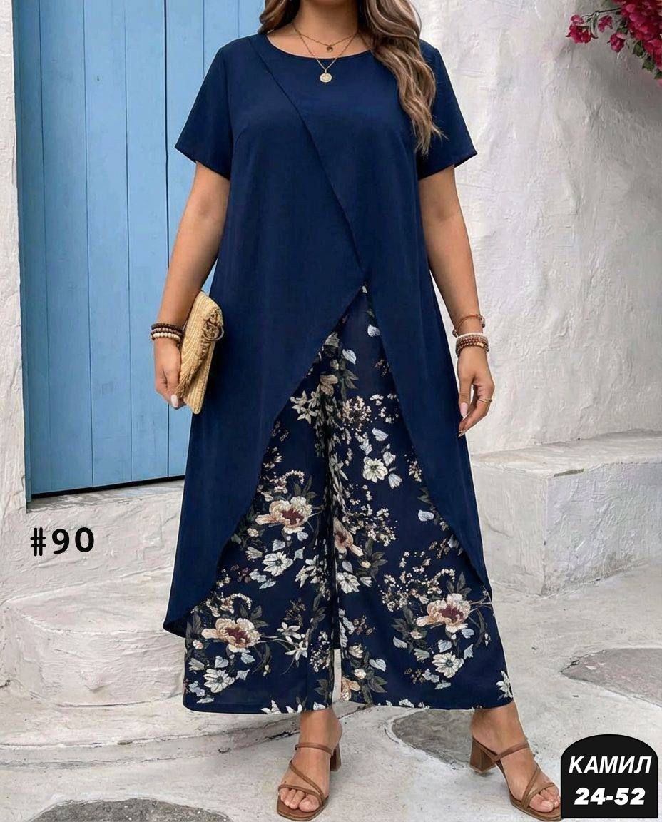 летняя одежда для женщин,женские костюмы больших размеров,женский брючный костюм,костюм с брюками,летние костюмы
