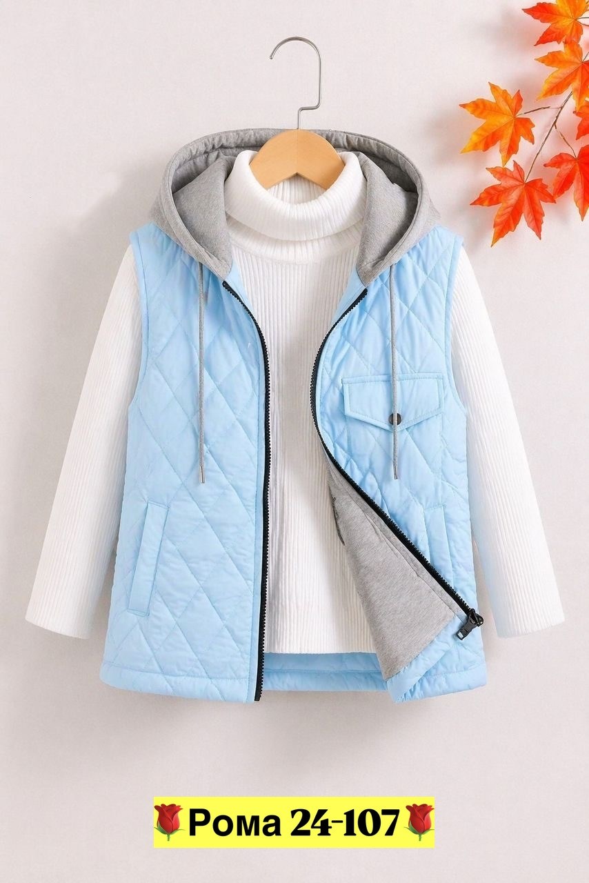 детский жилет,демисезонная жилетка,жилетка для детей,жилет женский,жилет с капюшоном