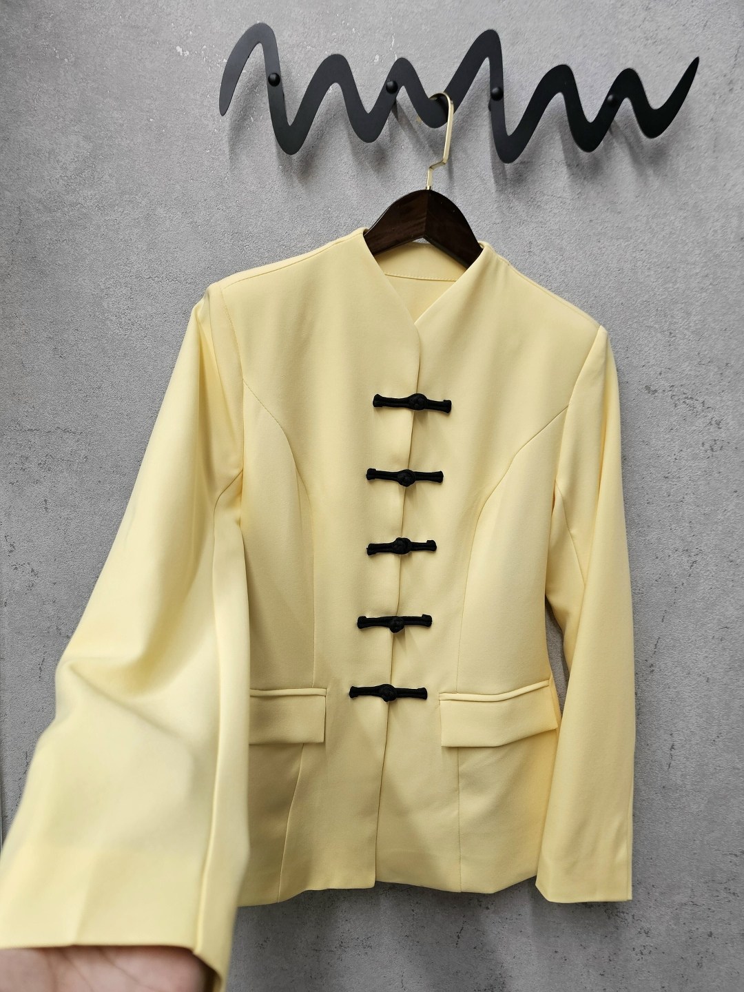 женский однобортный блейзер с косым воротником-стойкой,жакет,пиджак,